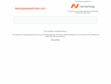 Tablet Screenshot of descargarsepeliculas.com